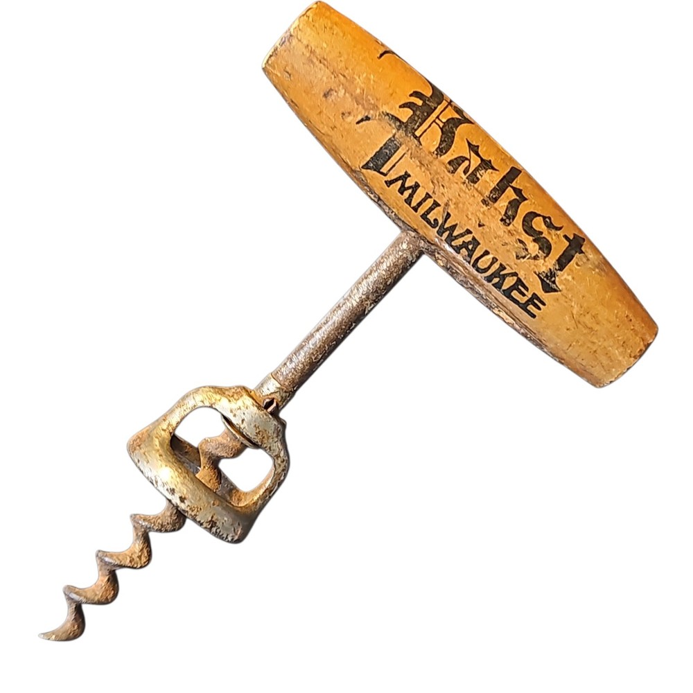 Pabst Brewing Co Corkscrew  Bottle Opener 1899 Milwaukee