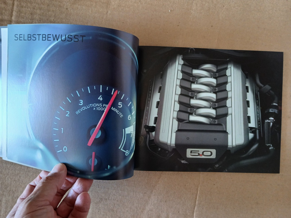 2017 FORD MUSTANG BROCHURE ORIGINAL! GERMAN LANGUAGE 62 PAGES MINT!