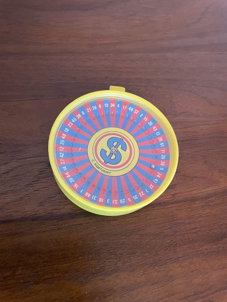Vintage Pocket Roulette Toy RAMTHAINT
