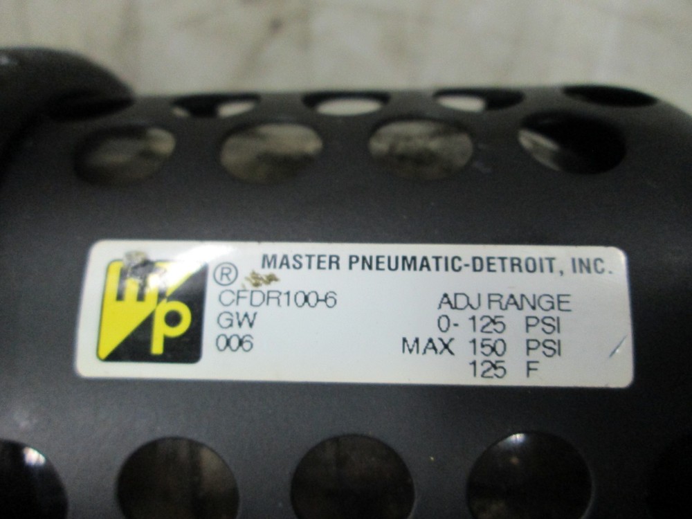 MP Master Pneumatic Filter/Regulator CFDR100-6 0-125# 3/4" FNPT (Used)