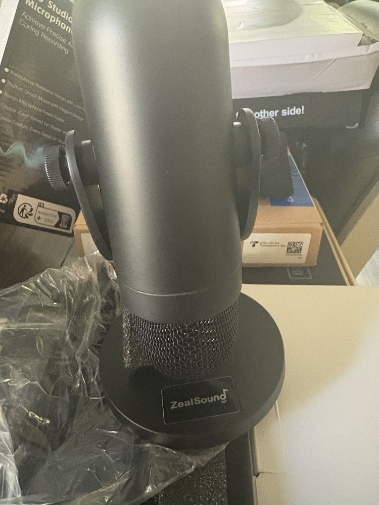 ZealSound USB Microphone,Condenser Computer PC Mic,Plug&Play Gaming Microphones