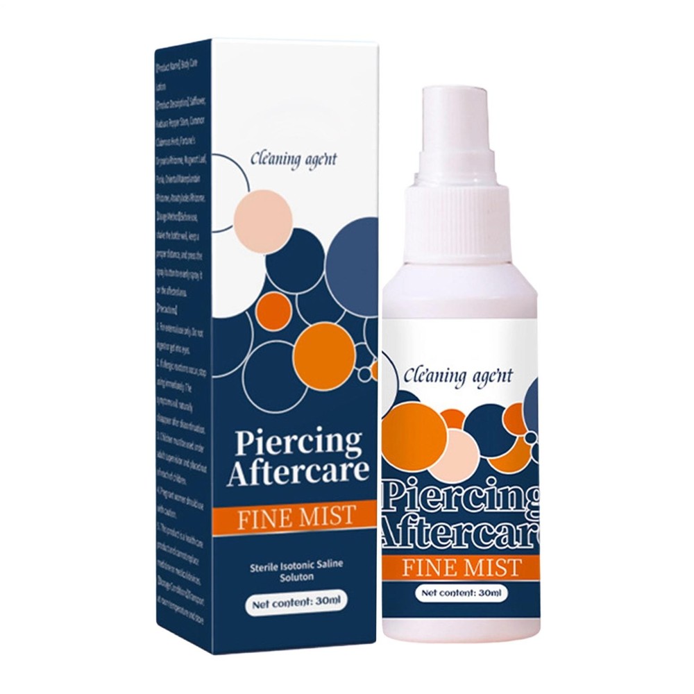 Piercing Aftercare Spray 30ml Fine Mist Saline Solution For Piercing