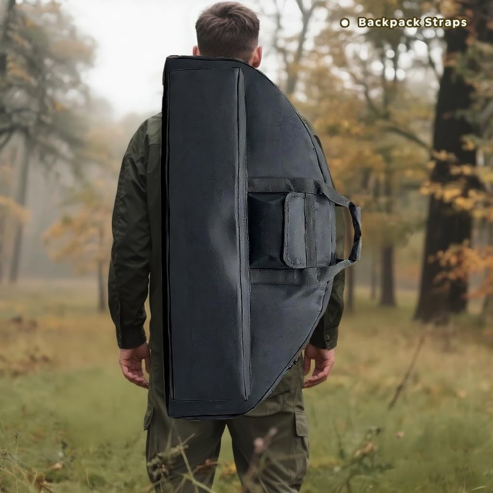 Silfrae Compound Bow Case Soft Bow Padded Case Light-Weight Bow Carry Bag with A