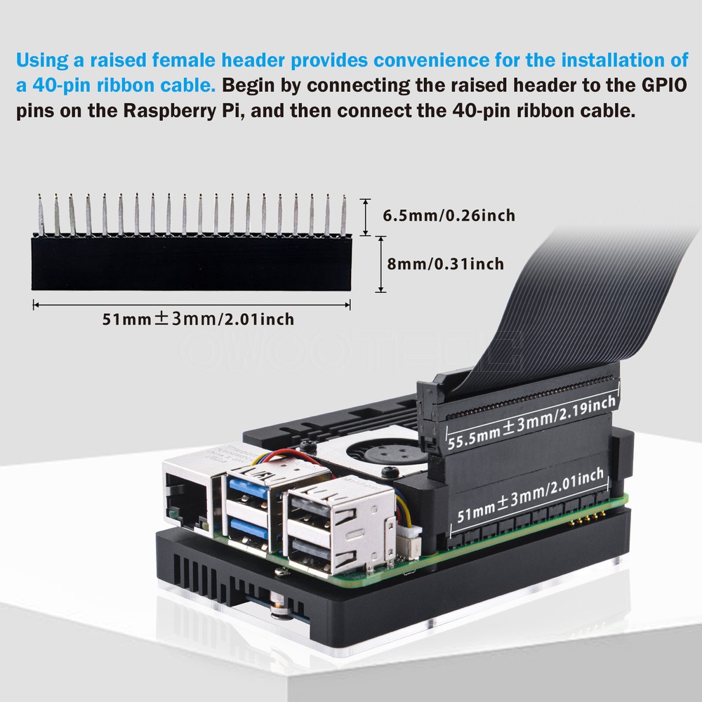 Armor Case with M.2 M-key PCIe3.0 x1 adapter for Raspberry Pi 5