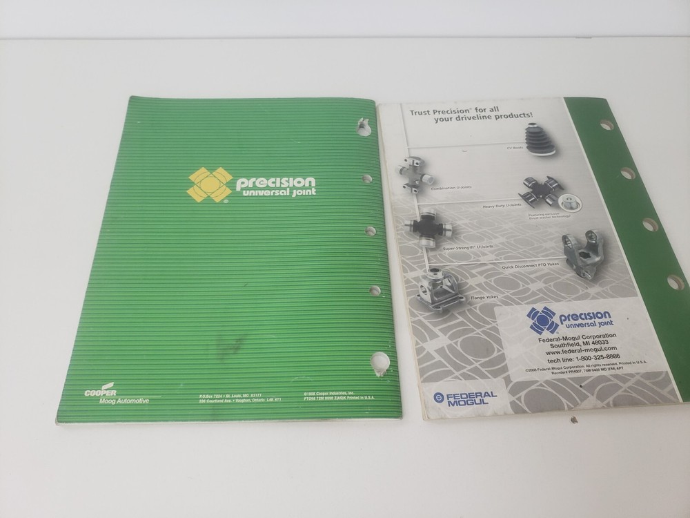 LOT Precision Universal Joint Catalog Tractor PTO 1998 2008