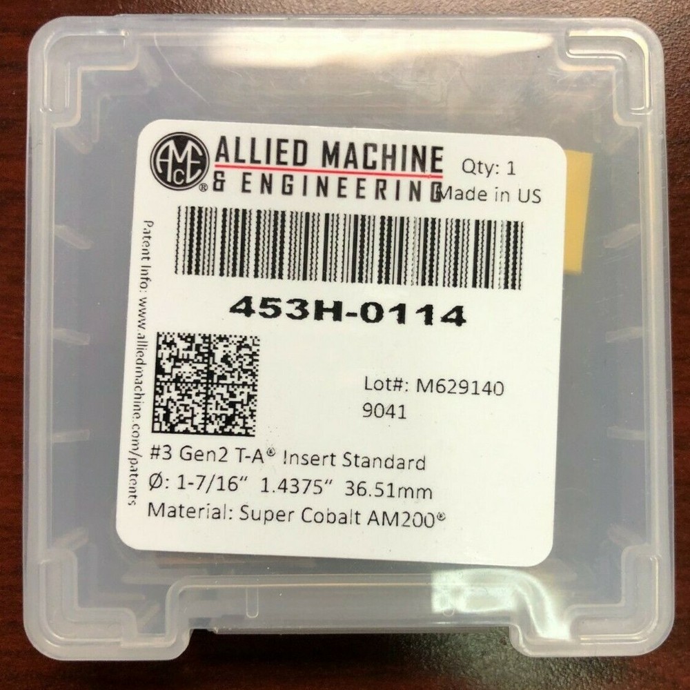 Allied Machine & Engineering 453H-0114 Drill Insert