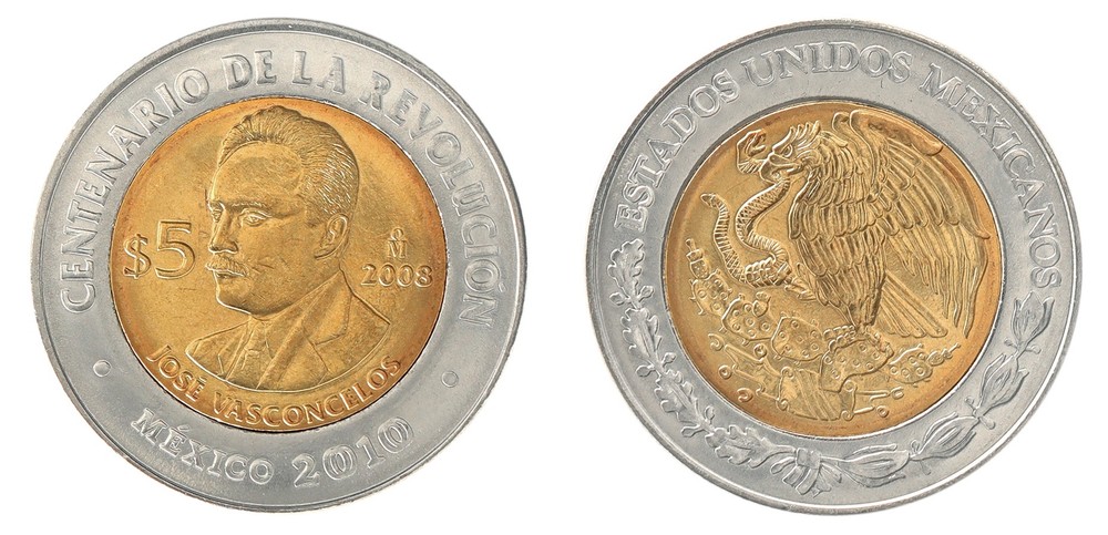 Mexico 5 Pesos, 2008, KM #897, Mint, Commemorative