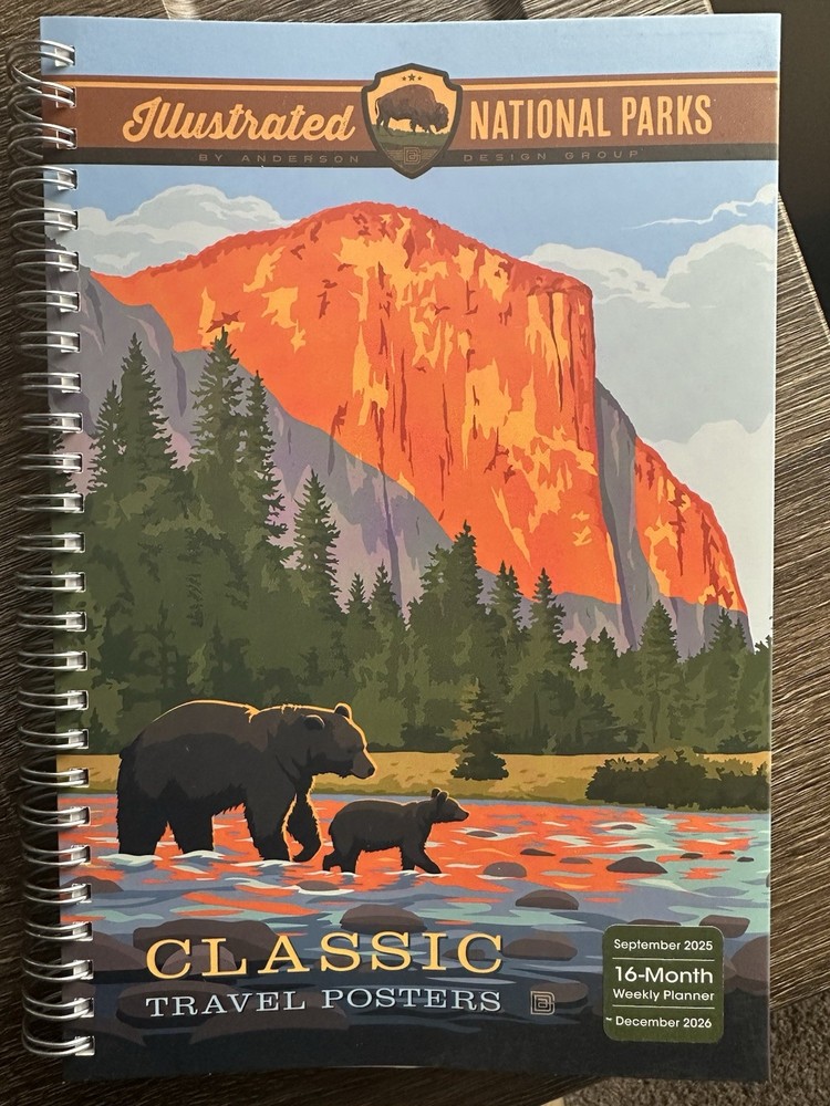 National Parks Weekly Planner