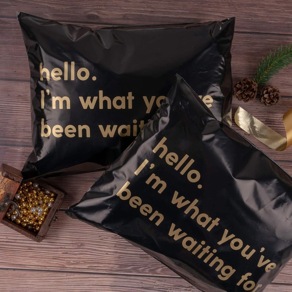 Poly Mailer Shipping Bag Black 10x13