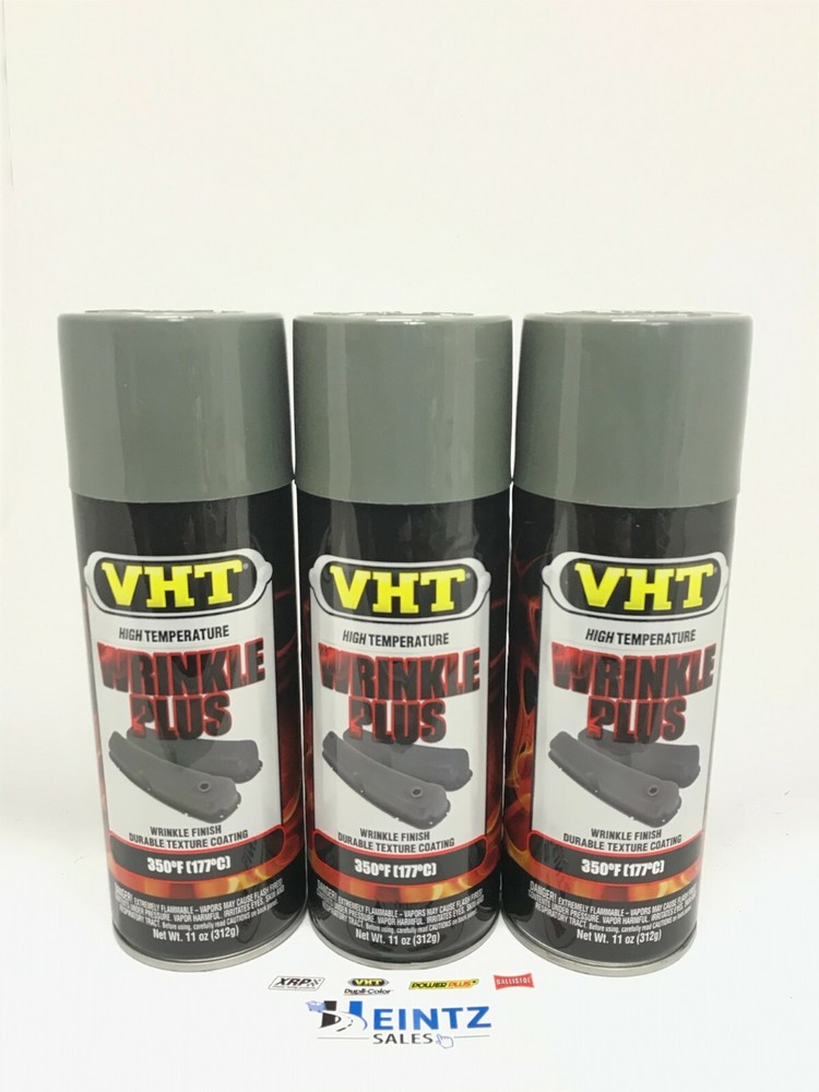 VHT SP205-3 PACK GRAY High Temperature Wrinkle Finish Durable Texture Coating