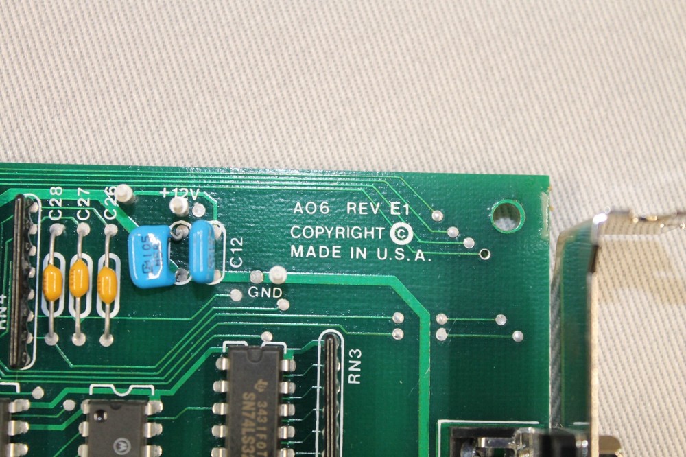 DA-06A REV E 6-Channel Analog Output Card -USED