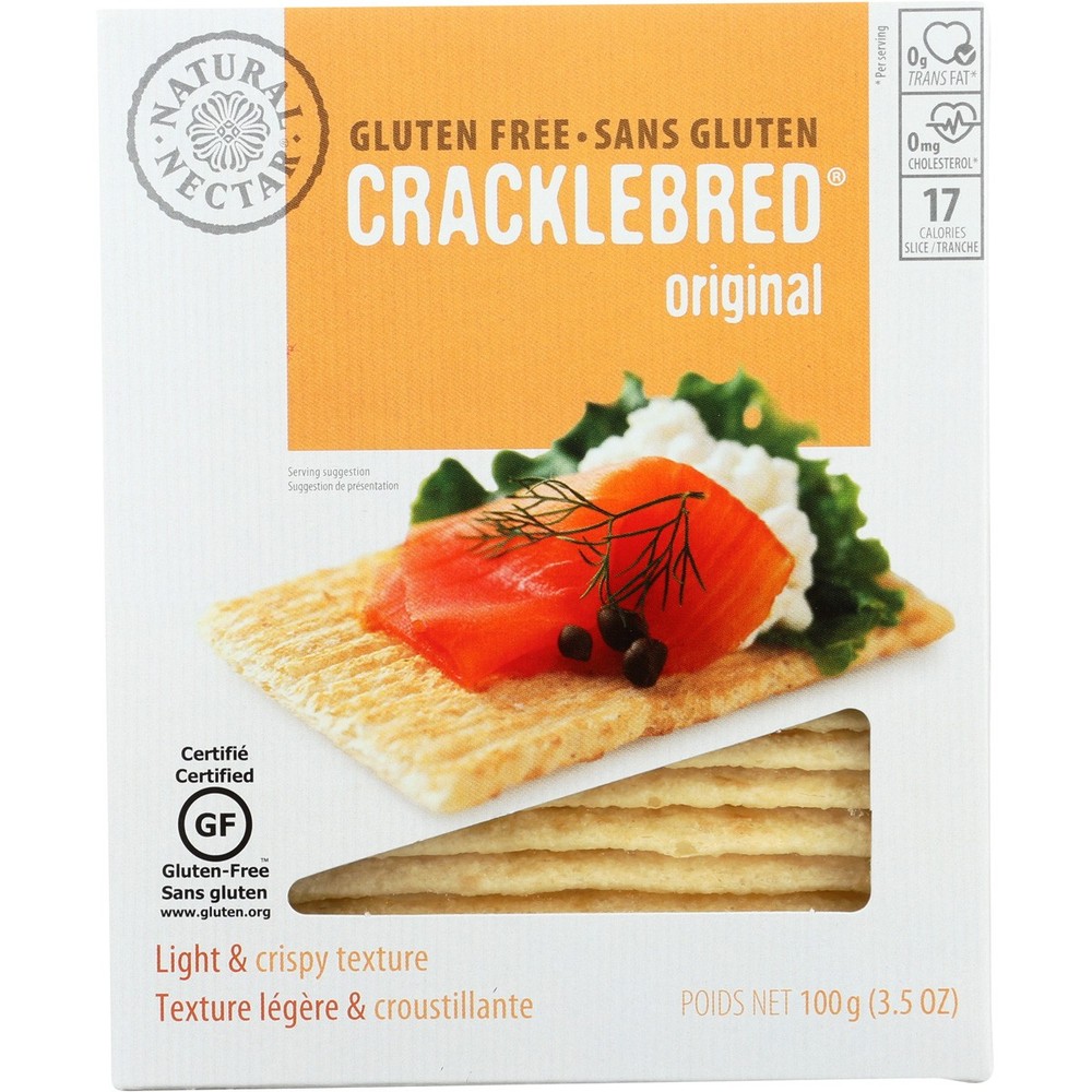 Natural Nectar Cracklebred Original 3.5 Oz Wholesome Cracker Bread