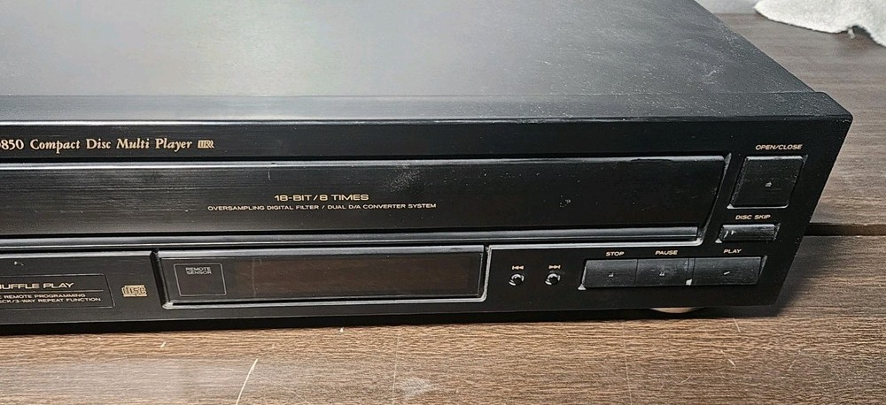 Teac Component Disc Multi Player 5 Disc PD-D850 No Remote - Tested & Working!