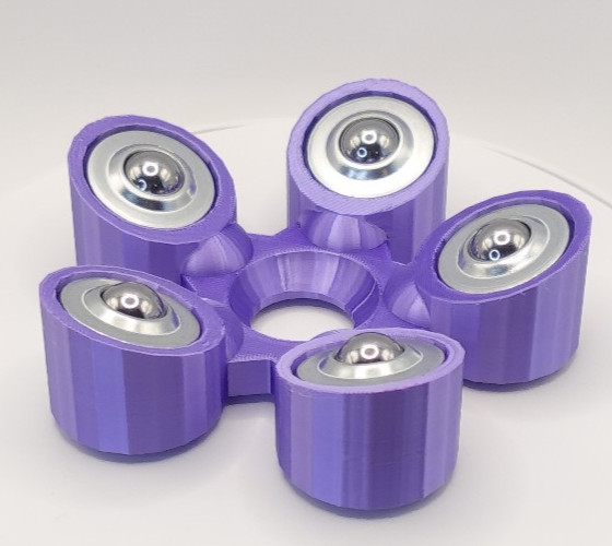 Bowling Ball Spinner Cup - Silky Purple