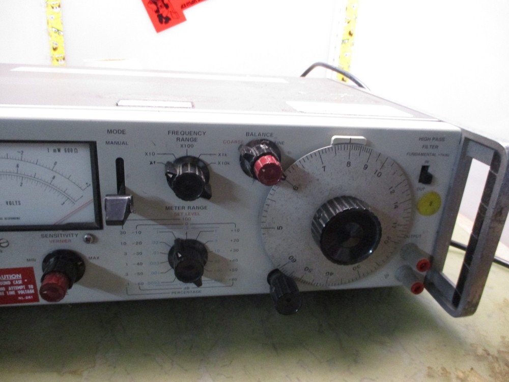 hewlett packard HP 334a audio THD distortion analyzer [5*O-8]