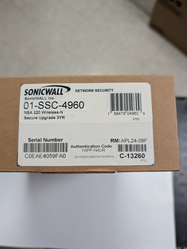 SONICWALL UPG NSA 220 WIRELESS-N SECURE