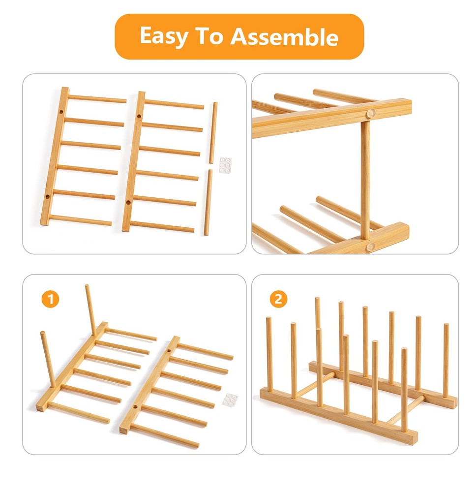 HBlife Desk File Organizer 5 Section Upright 1 Pack 5-Sections, 1 pack