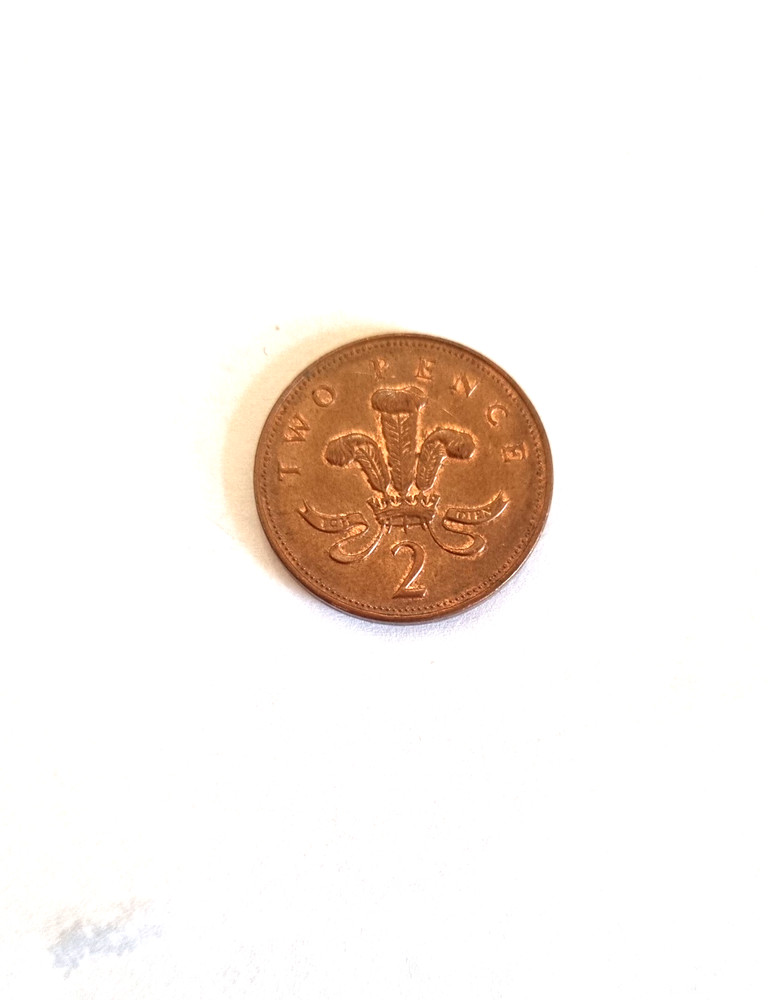 coins Two pence UK from 1994