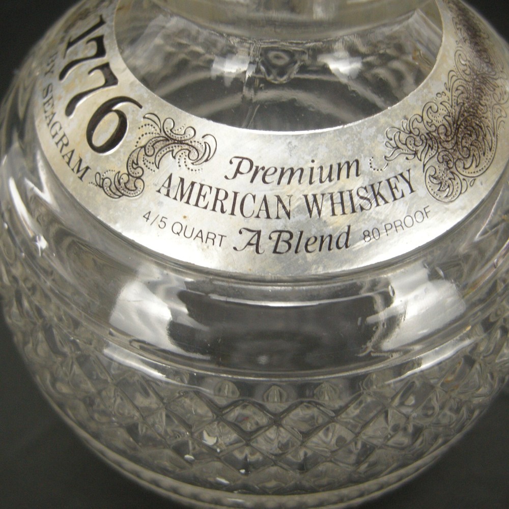 Tiffany & Co Seagram 1776 Decanter Stopper Original Stickers Label