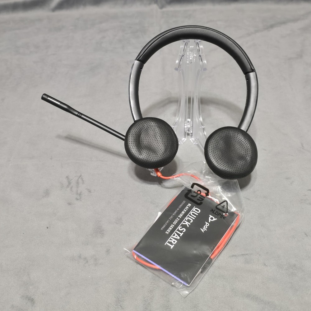Plantronics Poly Blackwire 3300 Series, New Without Box Or Case