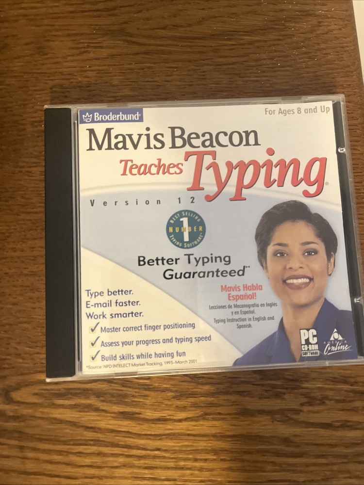 Mavis Beacon Teaches Typing Version 12 - Broderbund 2001