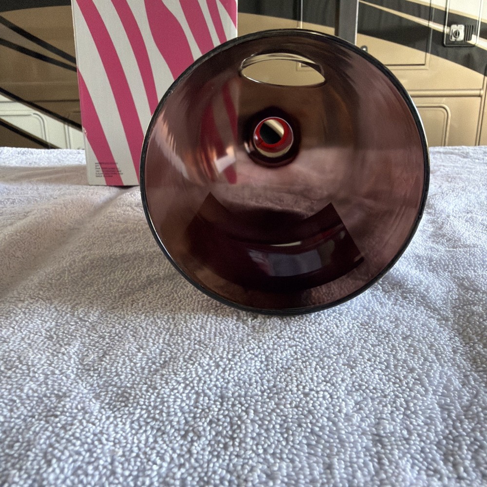 Pink Zebra Wine Glass Candle Shade