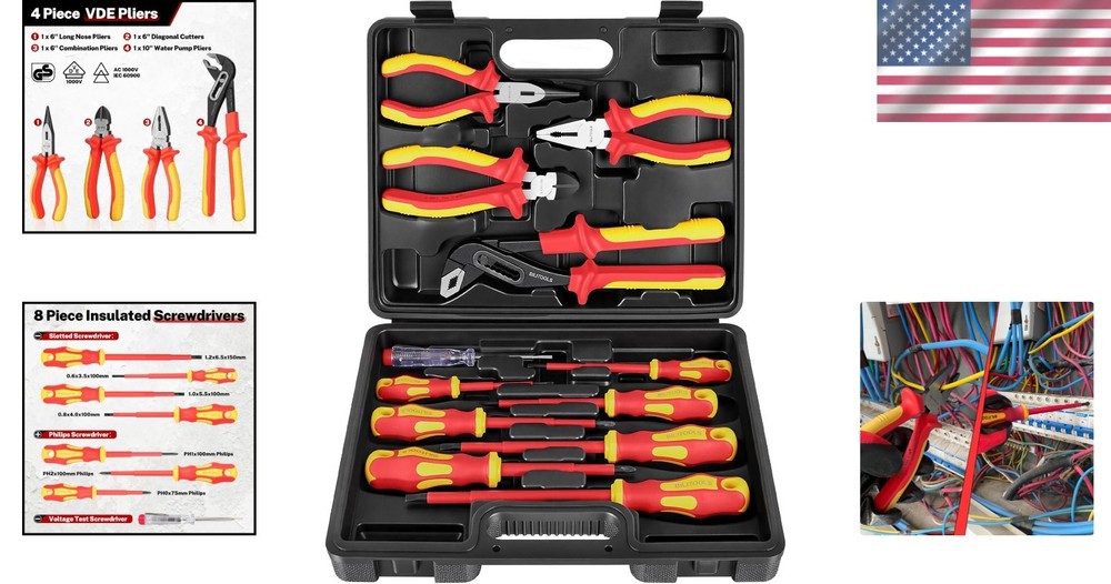 Insulated Screwdriver Set, VDE Electrician Tools