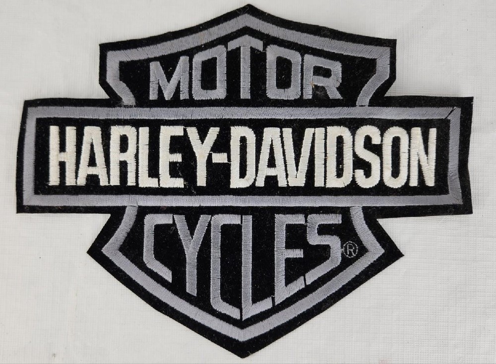 Large 8"x6.25" Harley Davidson Motorcycles Patch