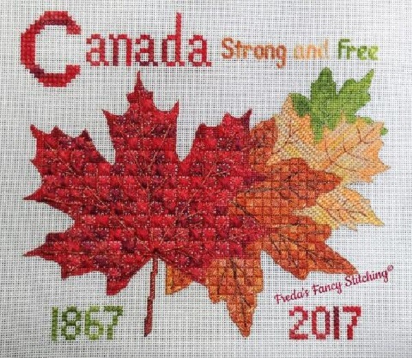 Canada Strong And Free~Freda's Fancy Stitching