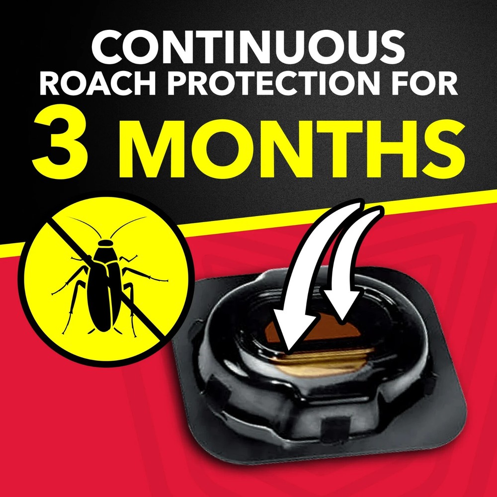 Raid Double Control 12-SMALL ROACH BAITS 3-STERILIZERS EGG STOPPERS COCKROACHES