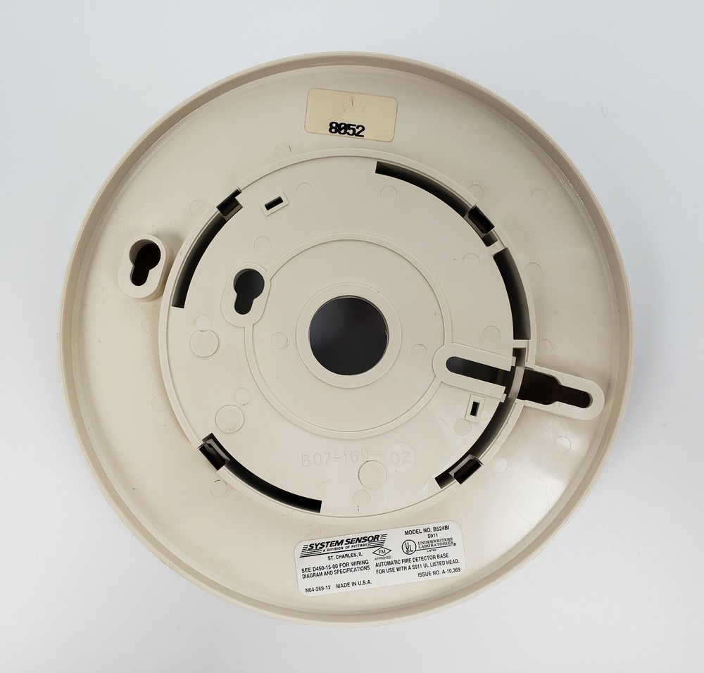 System Sensor B524BI S911 Automatic Fire Detector Base - NEW