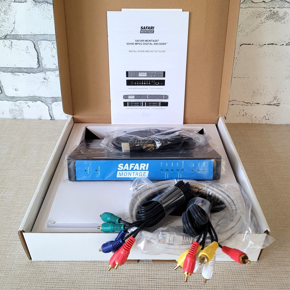 Safari Montage G1571 SD/HD MPEG Encoder NEW