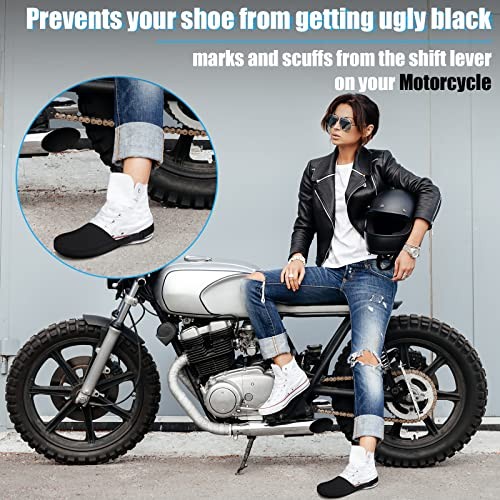 2 Pack Motorcycle Shoe Protector - Shifter Cover & Boot Protector for Men &