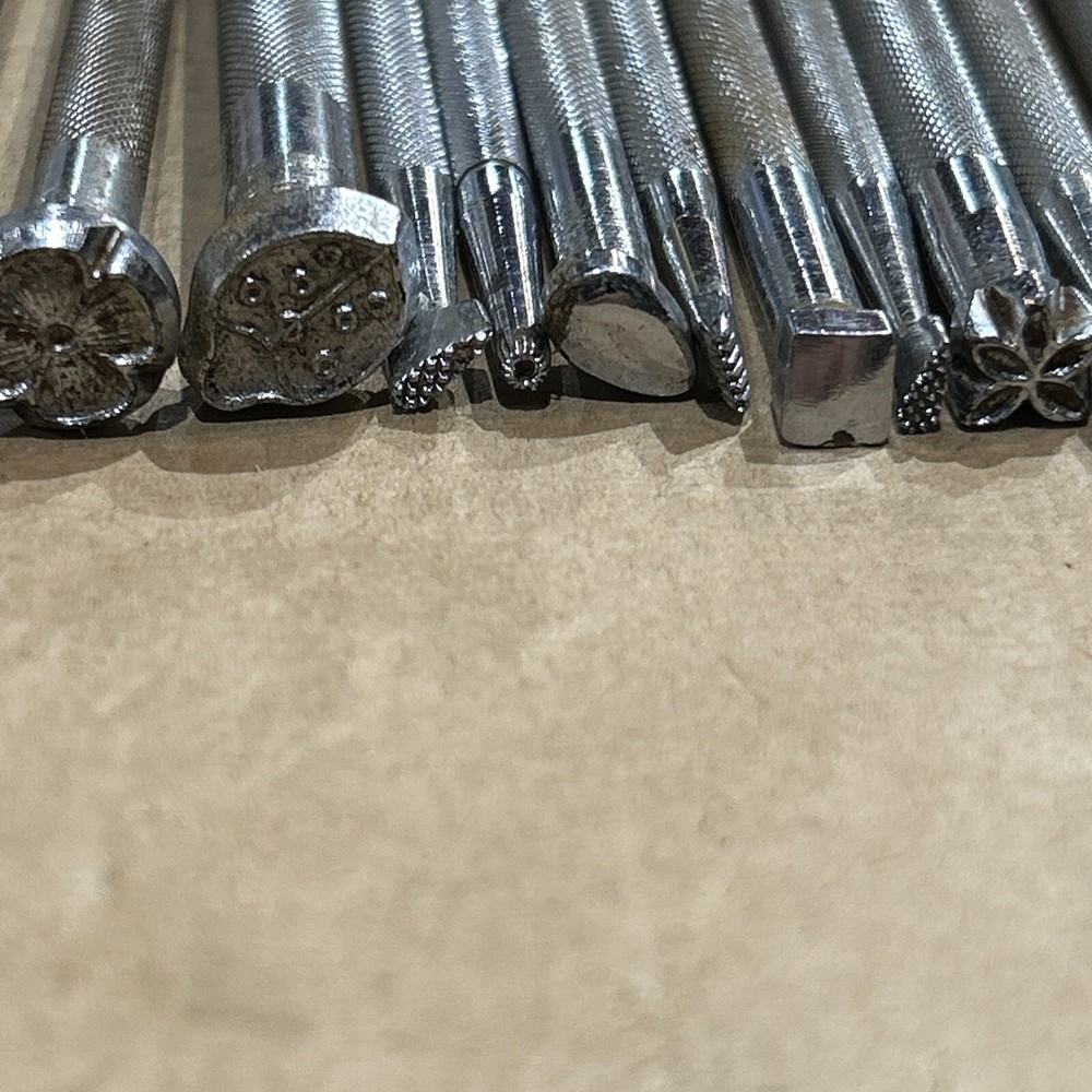 Craftool USA Leather Stamping Tools 19pc Lot