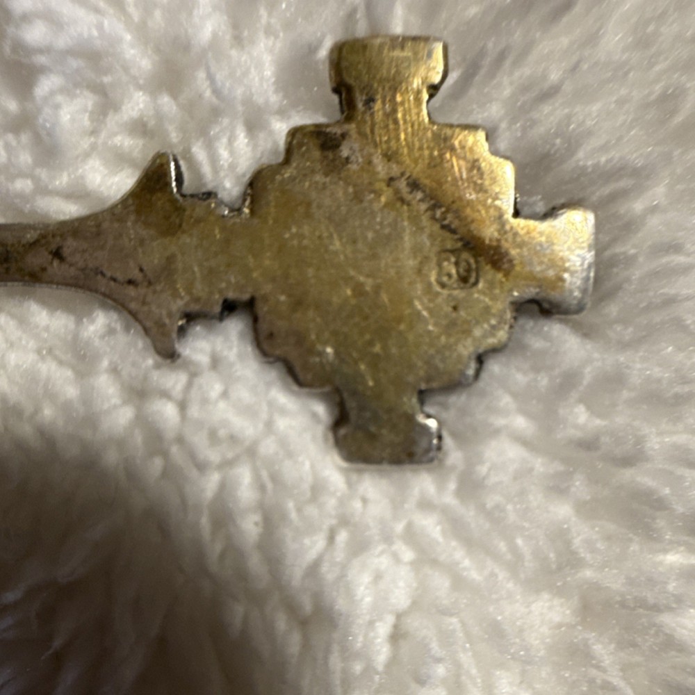Jerusalem Cross .800 Silver Souvenir Spoon