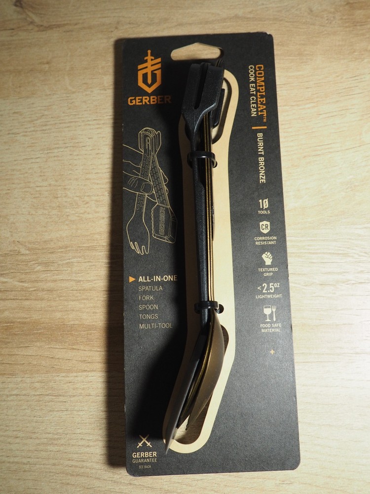 Gerber ComplEAT Utensil Set - Fork - Spoon - Spatula - Multitool - Can Opener