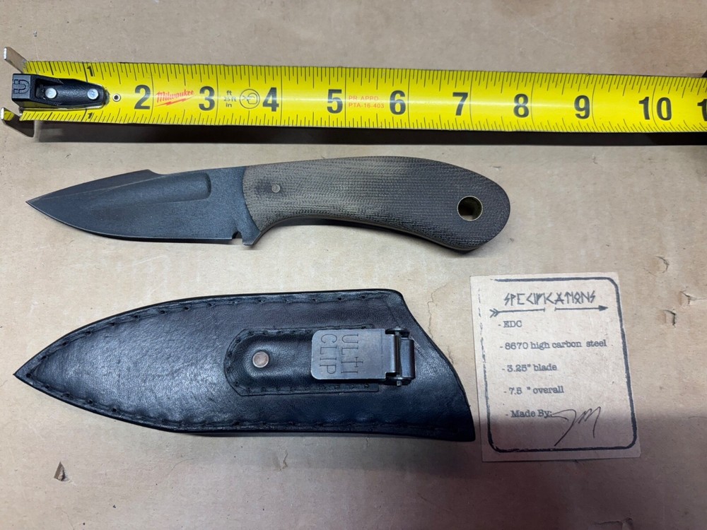 Primative woodsman edc knife