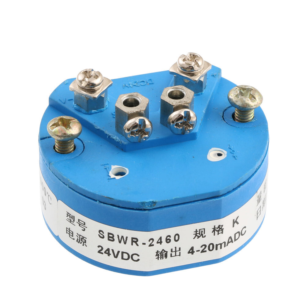 5PCS DC 24V 0-1000℃ K Type Temperature Sensor Transmitter Output 4 -20mA
