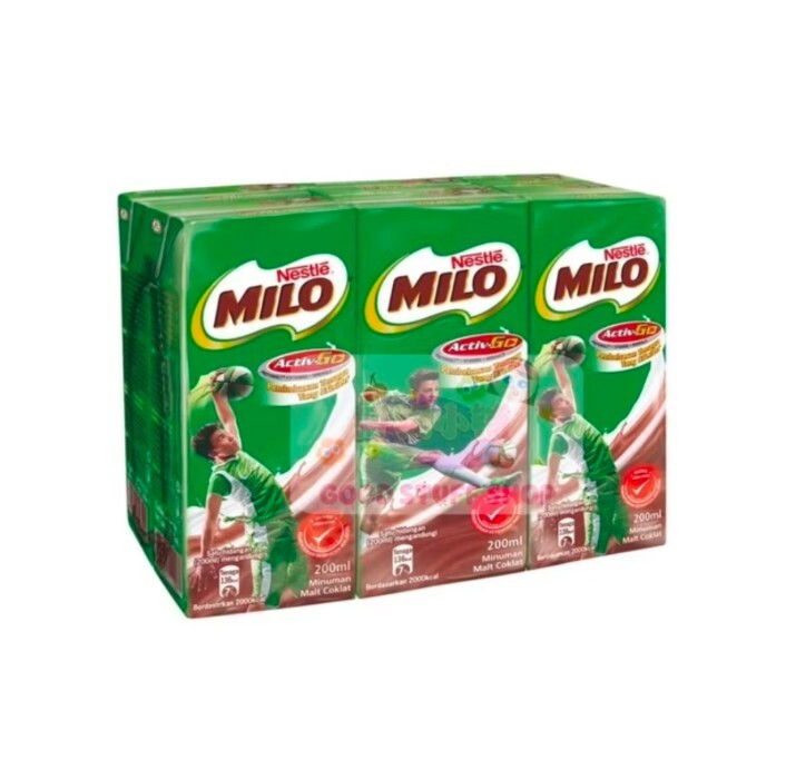 MILO Activ-Go UHT (200ml x 6's) x 2 Packs