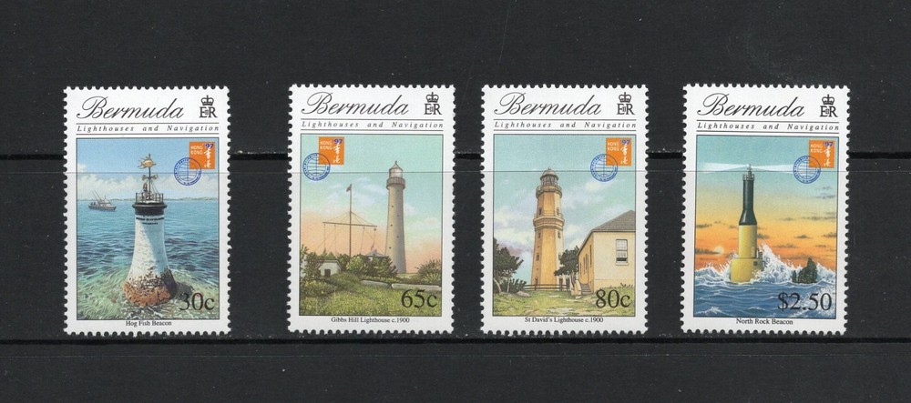S8956   Bermuda  1997   Lighthouses   4v.   MNH