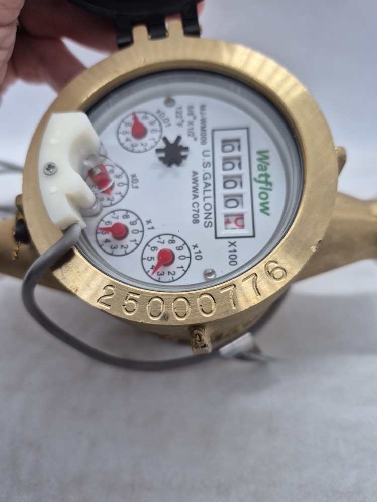 Cold Water Meter with Pulse Output, Watflow 5/8" X 1/2"