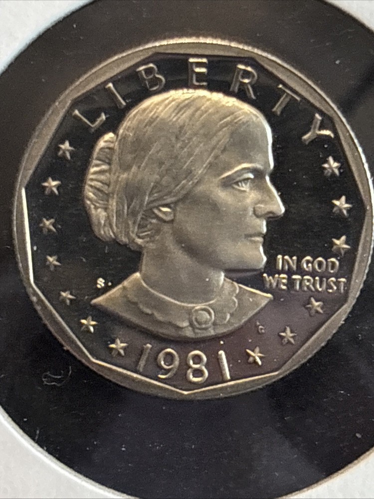 1981 S Susan B Anthony Dollar Proof “0326053” SBA $1