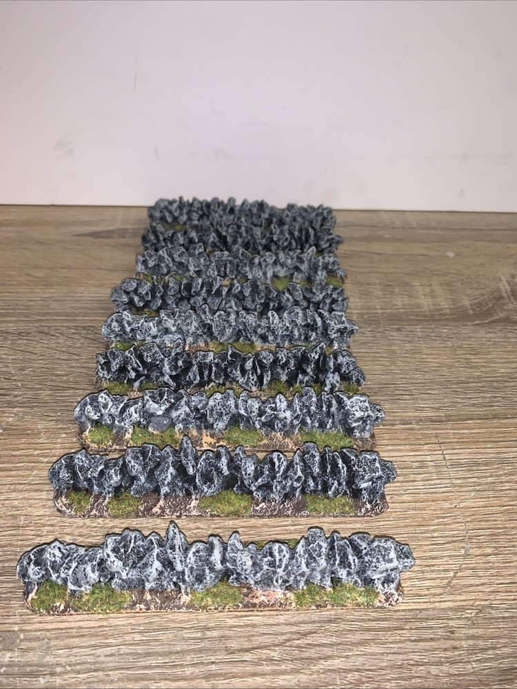 Warhammer Terrain Scenery Natural Stone Walls Bundle Miniature Model Gaming