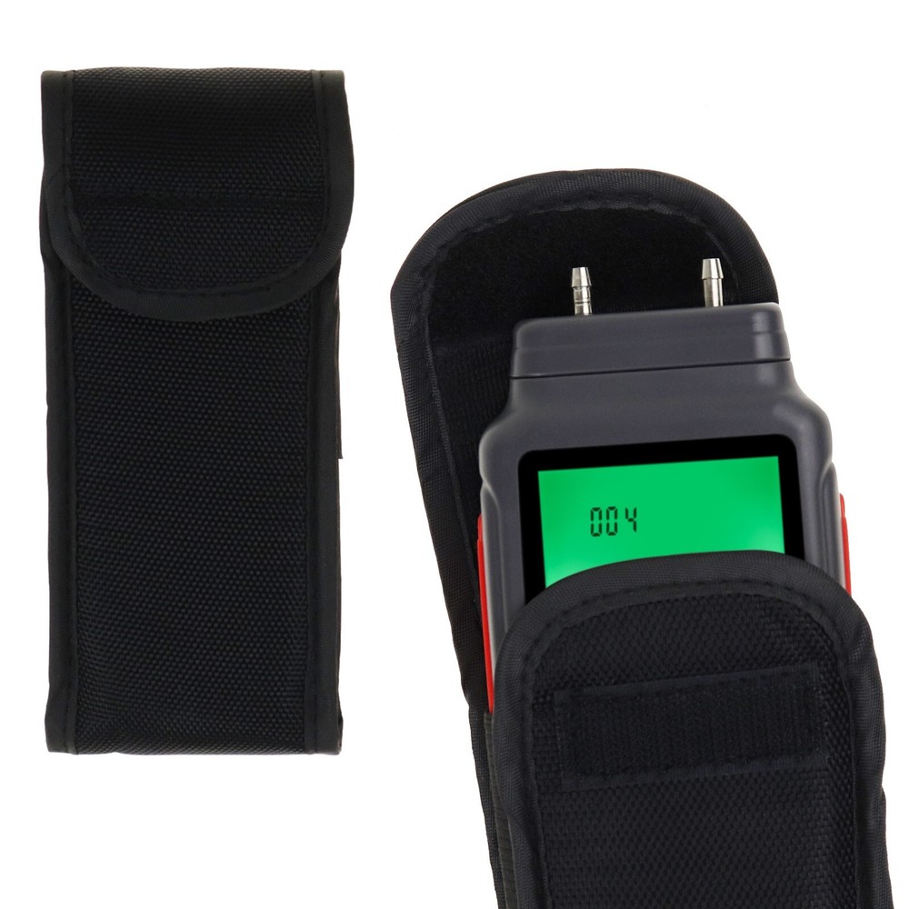 6.45" Dual Differential Gas Pressure Tester Manometer with Data Storage Function