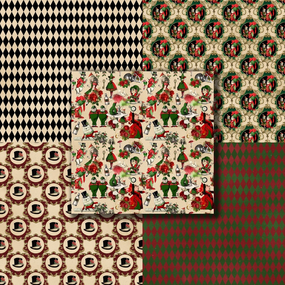 CHRISTMAS ALICE - Paper Pack
