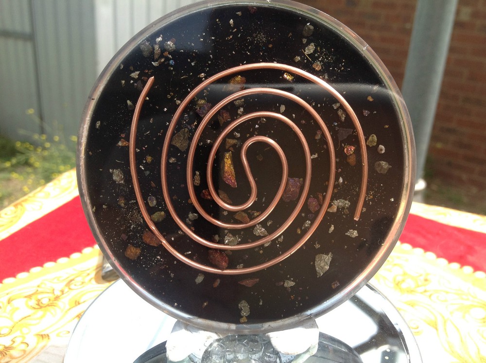 Shungite Orgone Water Structuring Coaster.