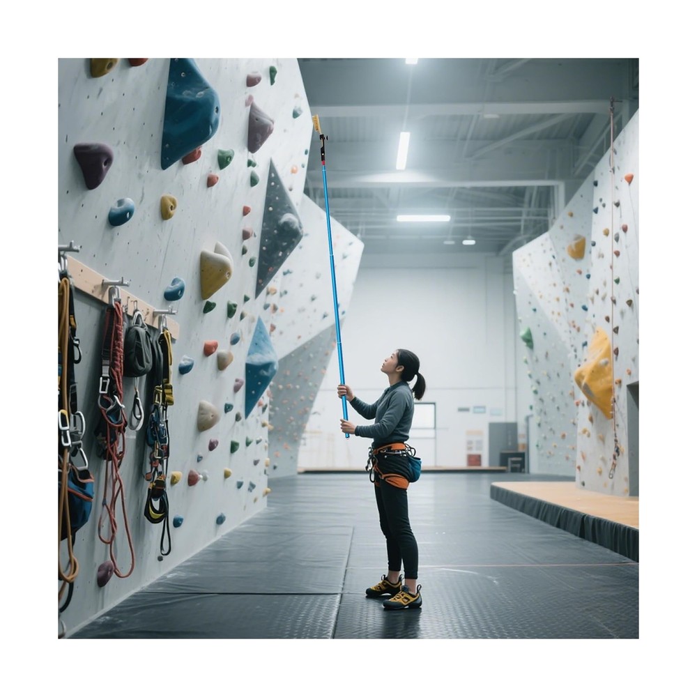 Stick Clip Rock Climbing Brush with Extendable Pole| Angle Adjustable Boulder...
