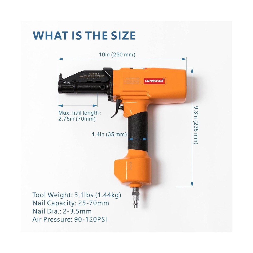 Air Nail Puller Nail Remover Pneumatic Denailer Tool