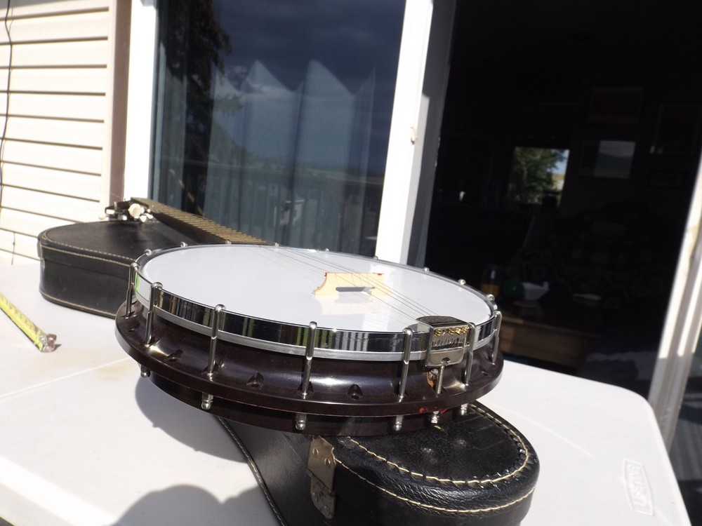 Vintage 1960's Harmony Banjo 5 string w/ case