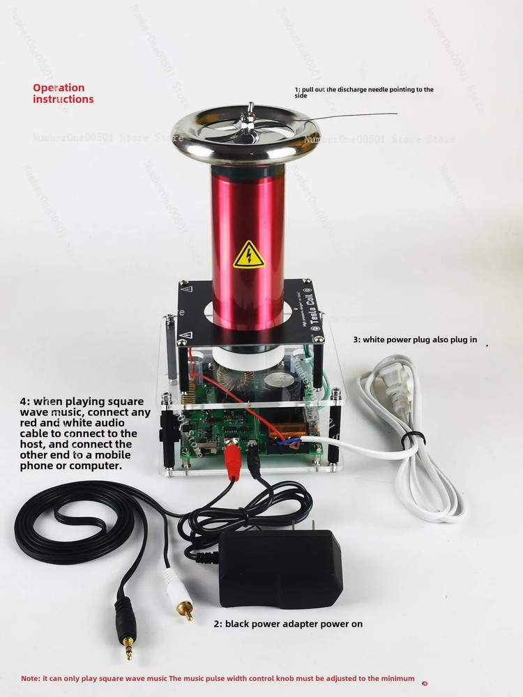 Desktop SSTC Solid State Music Tesla Coil 10CM Arc Finished Product